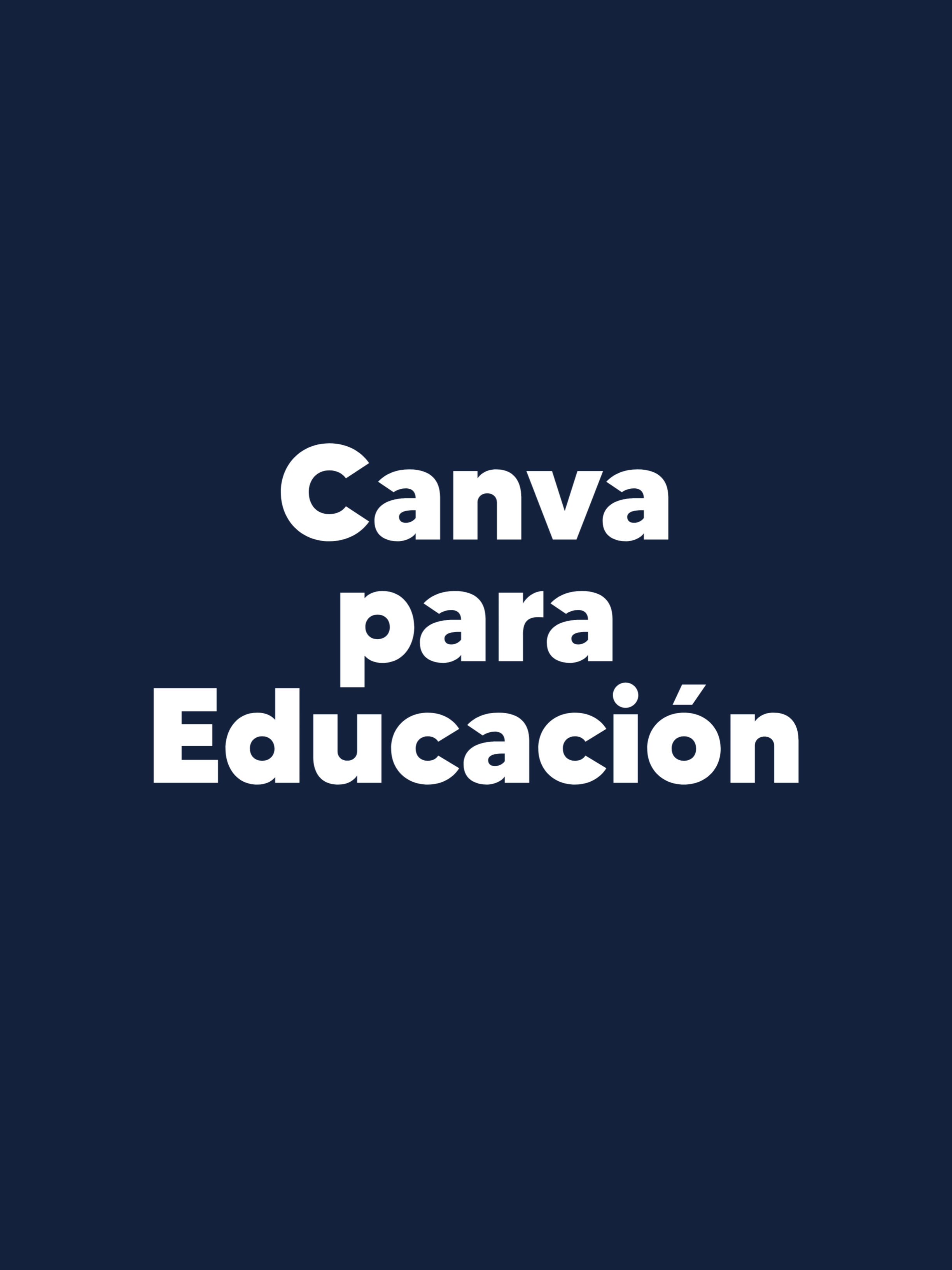 Canva para Educación